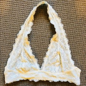Free People Galloon Lace Halter Bra